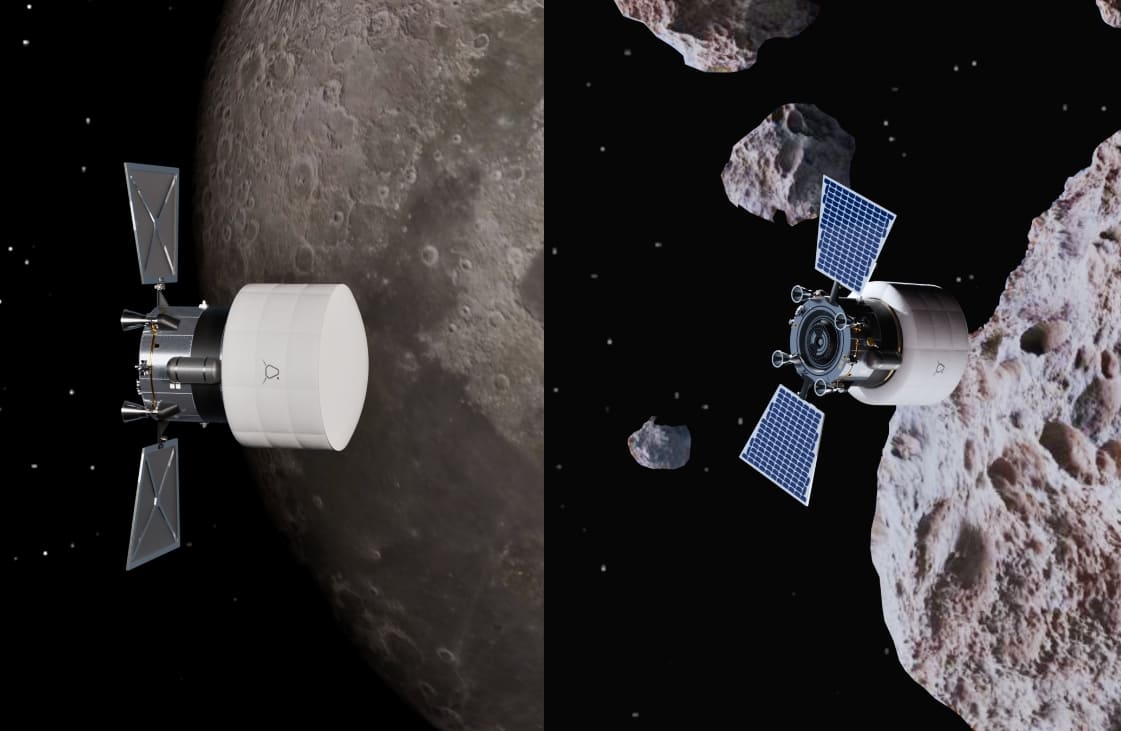 Cargo vehicle bound for deep space