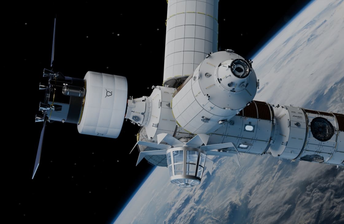 Heavy payload being processed for orbit